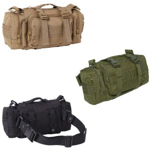 Tactical Convertible Shoulder Crossbody Bag to Military MOLLE Fanny Waist Pack