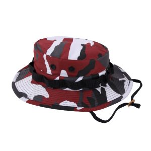 Red Camo Boonie Hat