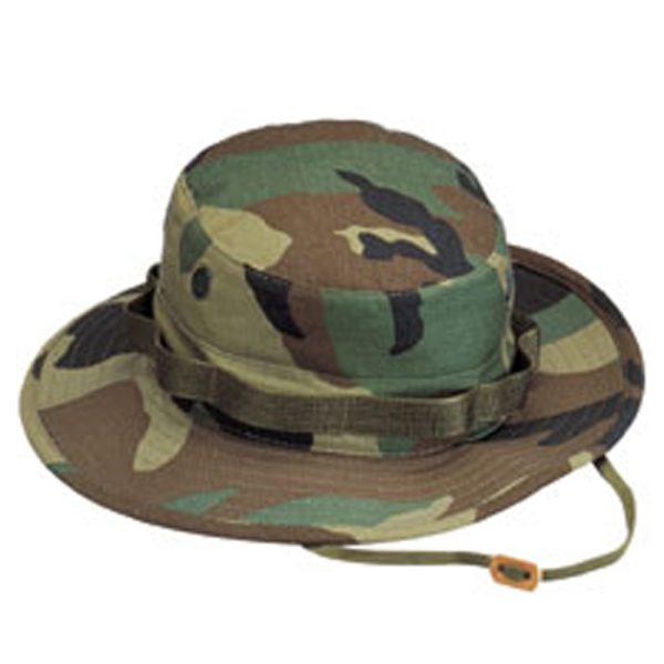 Woodland Cam 100  percent Cotton Rip-Stop Boonie Hat