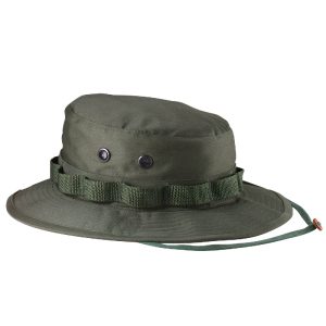 Olive Drab 100  percent Cotton Rip-Stop Boonie Hat