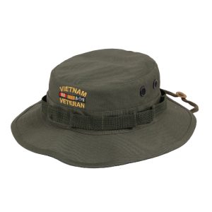 Olive Drab Vietnam Veteran Boonie Hat