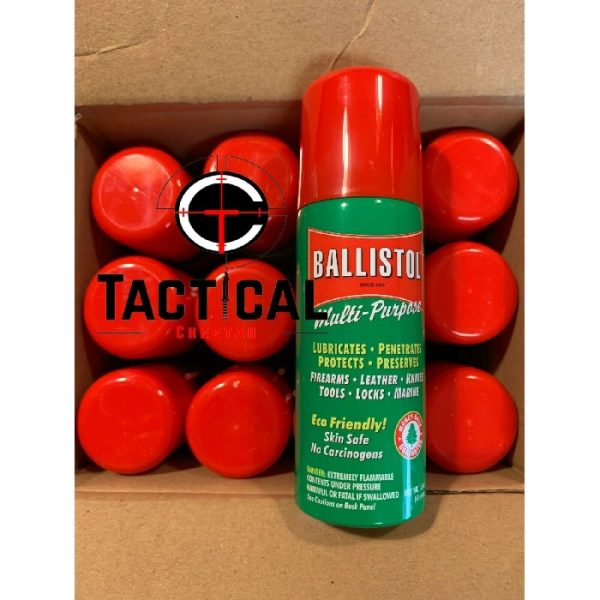 12 Cans of 1.5 oz Spray Gun Cleaning Ballistol Multipurpose