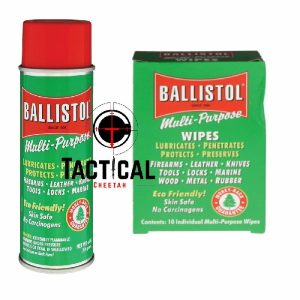 1 Can of 6 oz Spray Gun Cleaning Ballistol Multi-Purpose Wipes ( 10 wipes)
