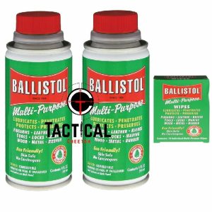 2 Cans of 4 oz of Gun Cleaning Ballistol Multi-Purpose Wipes ( 10 wipes)