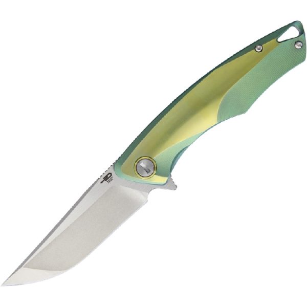 Dolphin Framelock Green/Gold