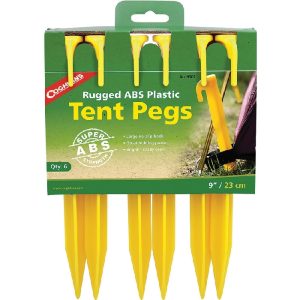Tent Pegs ABS 9in 6pk