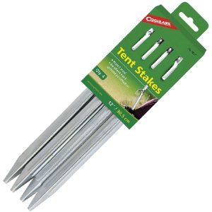 Steel Tent Stakes 12in 4pk