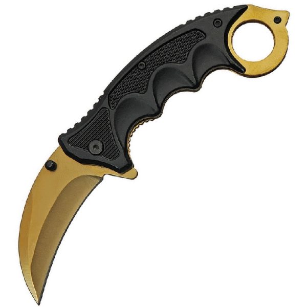 Gold Karambit Linerlock