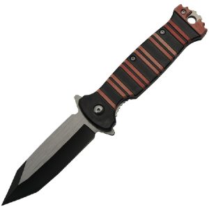 Stripe Linerlock A/O Orange