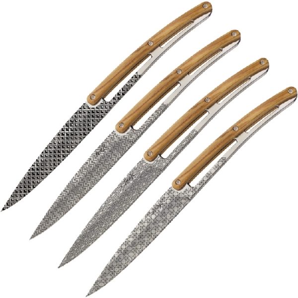 Steak Knives Geometry Olive