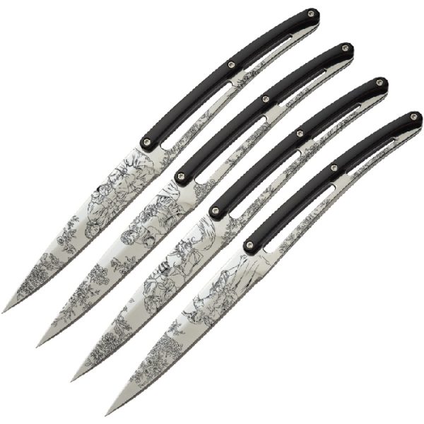 Steak Bistro Knife Set Toile