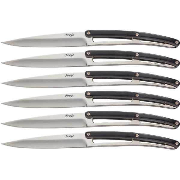 Steak Knife Set Ebony