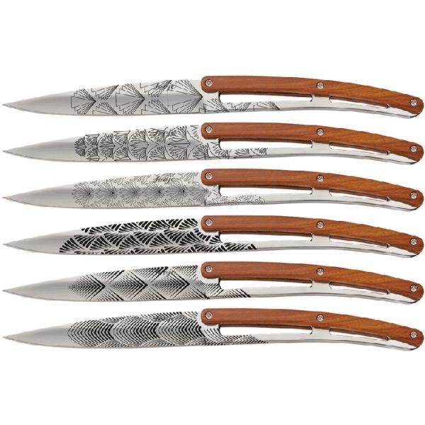 Steak Knife Set Art Deco