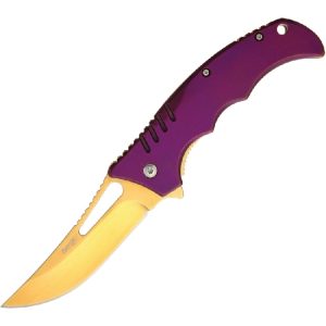 Linerlock A/O Purple/Gold
