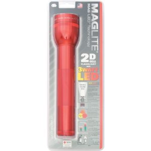 2D Cell Flashlight Red