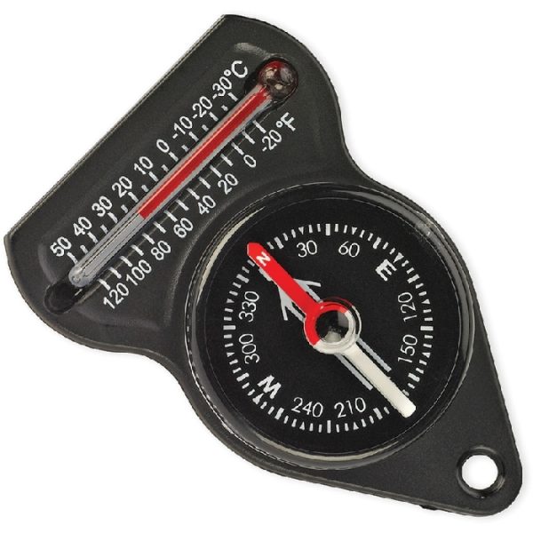 Mini Compass w/Thermometer