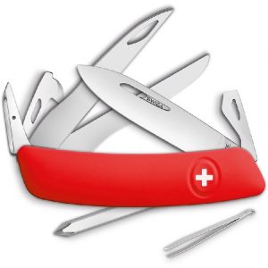 D08 Swiss Pocket Knife Red