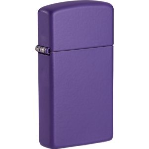 Slim Purple Matte Lighter