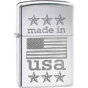 Made in USA with Flag