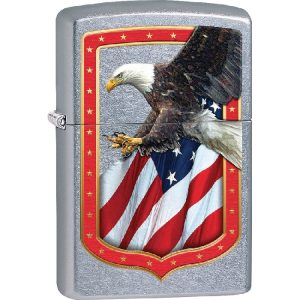 Eagle and Flag Border Lighter