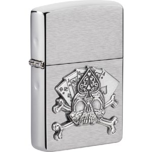 Card Skull Emblem Lighter