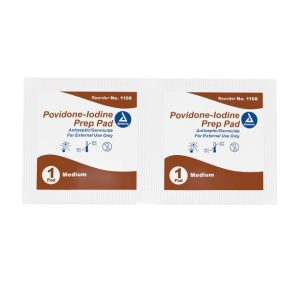 Povidone-Iodine Prep Pad - Medium 100 Pads