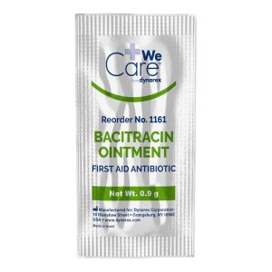 Bacitracin Ointment 0.9g foil pack. 144 packets