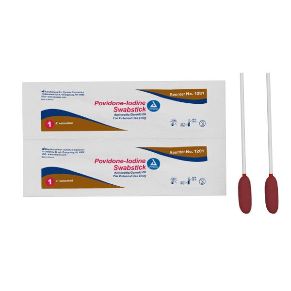 Povidone-Iodine Swabsticks