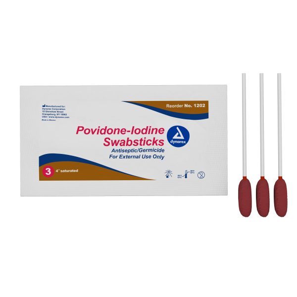 Povidone-Iodine Swabsticks