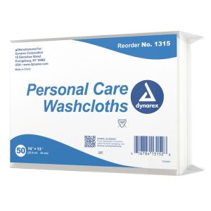 Personal Care Washcloths 10 x 13in. 50 per Pack