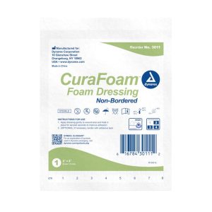 CuraFoam Foam Dressing - 2''x2''