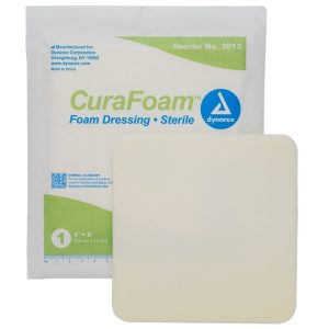 CuraFoam Foam Dressing - 6''x6''