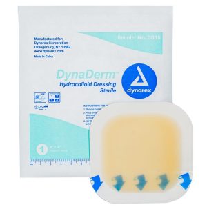 DynaDerm Hydrocolloid Dressing - Thin - 4''x4''