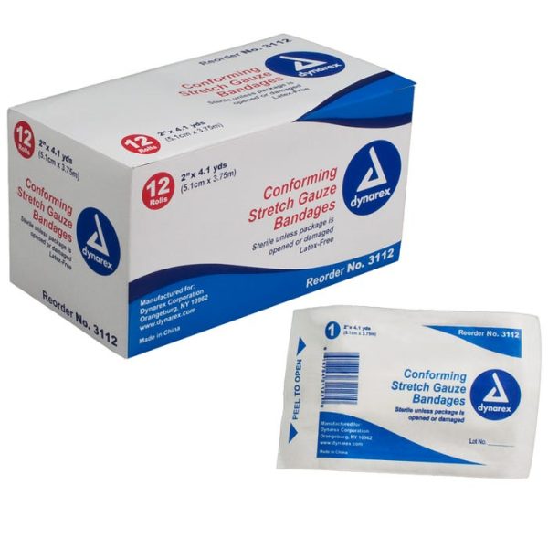 Stretch Gauze Bandage Roll - 2''