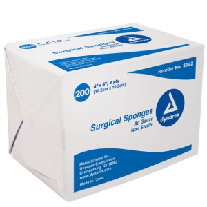 Surgical Gauze Sponge 4''x 4'' 8 Ply