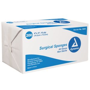 Surgical Gauze Sponge 4''x 4'' 12 Ply