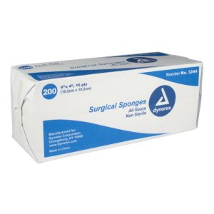 Surgical Gauze Sponge 4''x 4'' 16 Ply