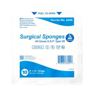 Surgical Gauze Sponge Sterile 10's 4''x 4'' 12 Ply