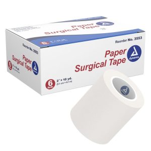 Paper Surgical Tape 2'' x 10 yds. Qty 4 Tapes Rolls