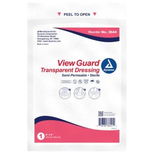 View Guard Transparent Dressings Sterile 6'' x 8''