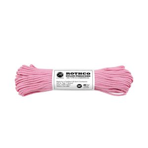 Nylon Paracord Type III 550 LB 100FT - Rose Pink