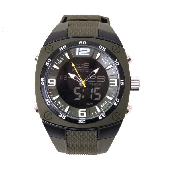 XLarge Military Style Analog & Digital Display Watch