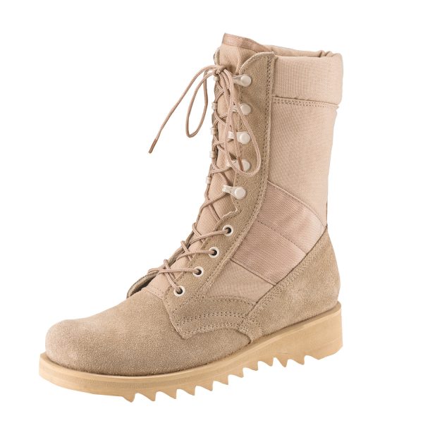 G.I. Type Ripple Sole Desert Tan Jungle Boots