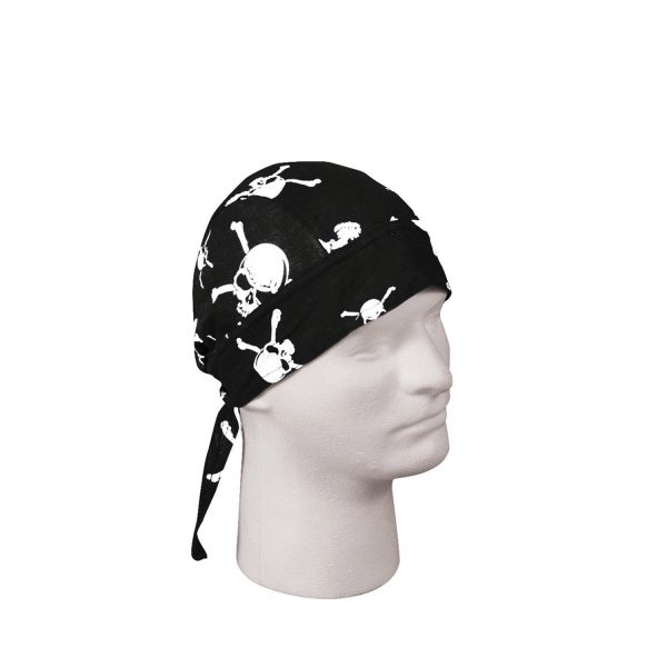 Skull & Crossbones Headwrap