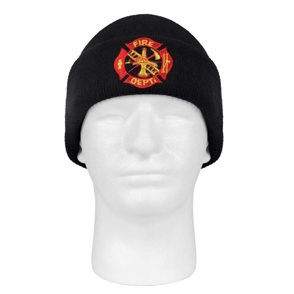 Fire Department Deluxe Embroidered Watch Cap