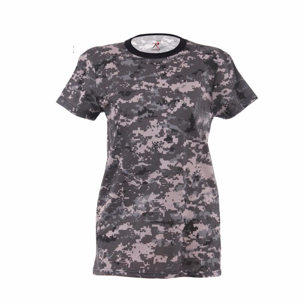 Womens Long Length Camo T-Shirt