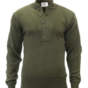 G.I. Style 5-Button Acrylic Sweater