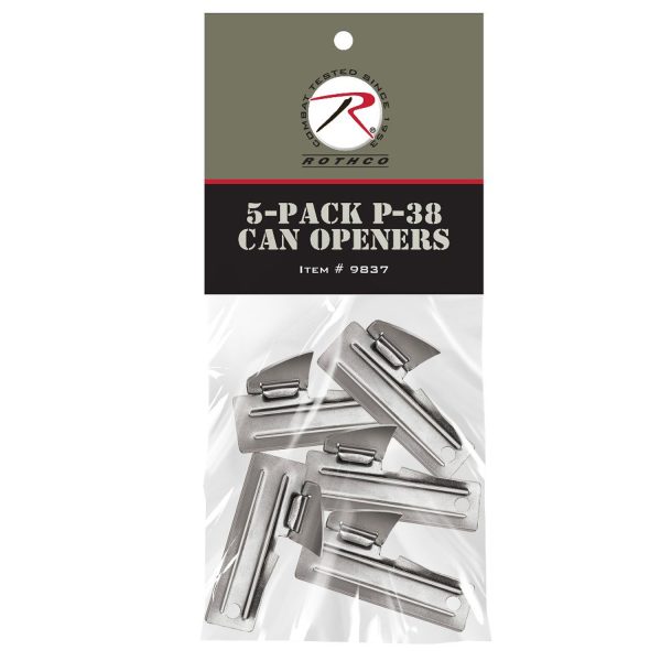 G.I. Type 5-pack P38 Can Openers