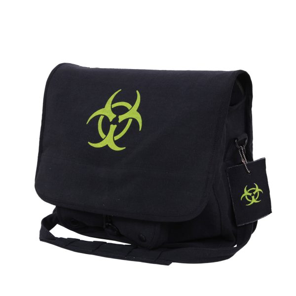 Bio-hazard Vintage Canvas Messenger Bag