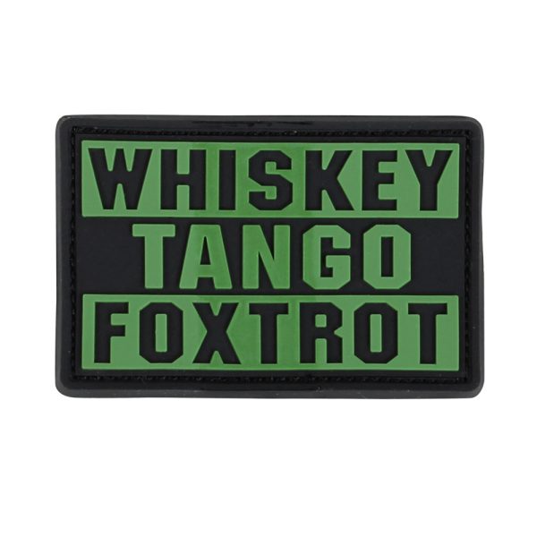 Whiskey Foxtrot PVC Patch (6PCS/PACK)